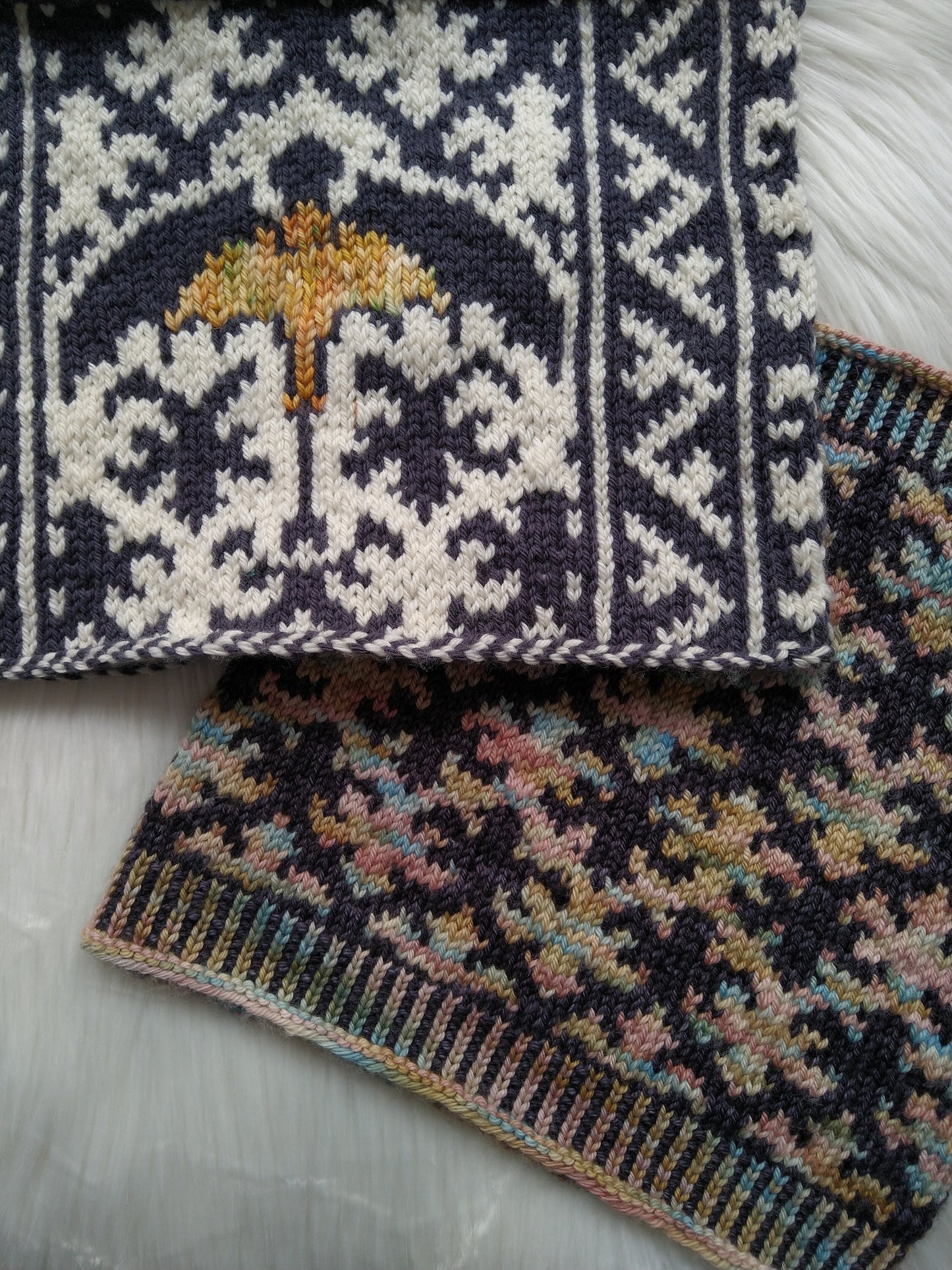 Death Wing Cowl Knitting Pattern